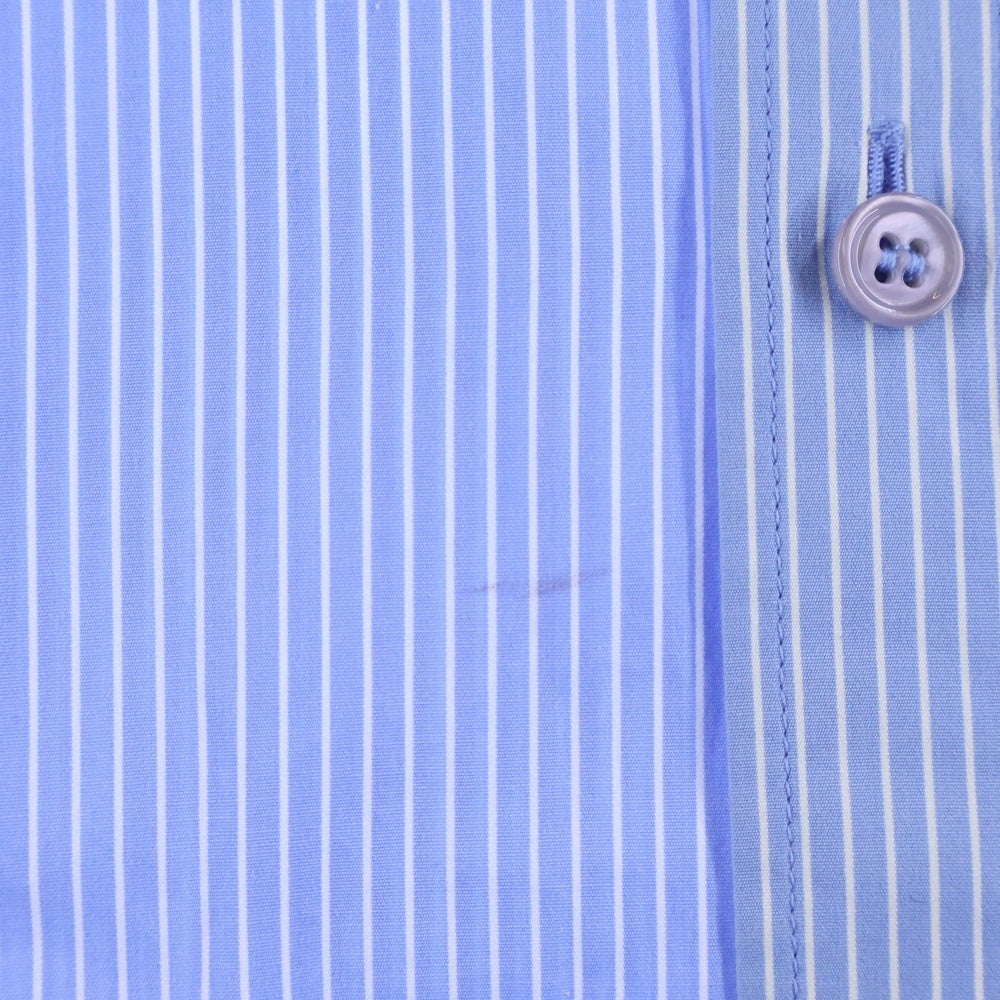 BALENCIAGA(バレンシアガ) 17AW Stlipe Over size Shirt ストライプ オーバーサイズ 長袖シャツ ブルー 485971 TWB05