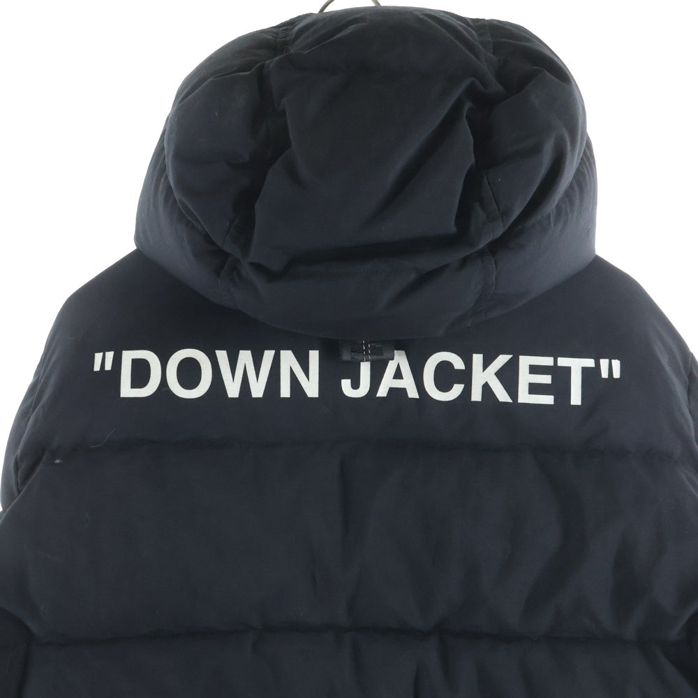 OFF-WHITE(オフホワイト) 18AW Quote Puffer Down Jacket クオート パファー ダウンジャケット ブラック OMED005F18803015