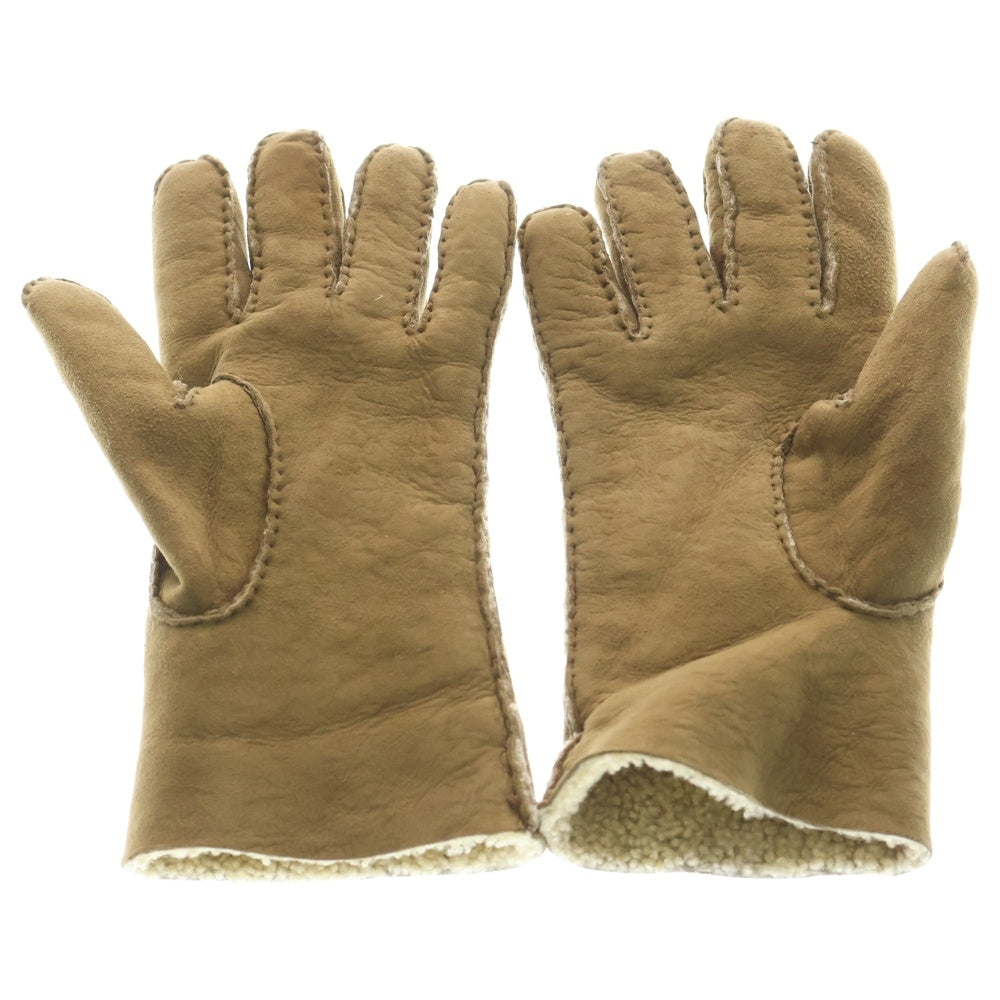 RON HERMAN(ロンハーマン) Suede Gloves スウェード 手袋 ブラウン レディース
