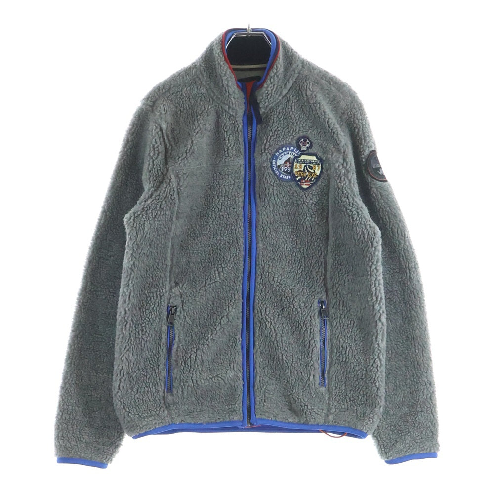NAPAPIJRI(ナパピリ) NAPAPIJRI Boa Fleece Jacket ナバピリ ボアフリースジャケット グレー