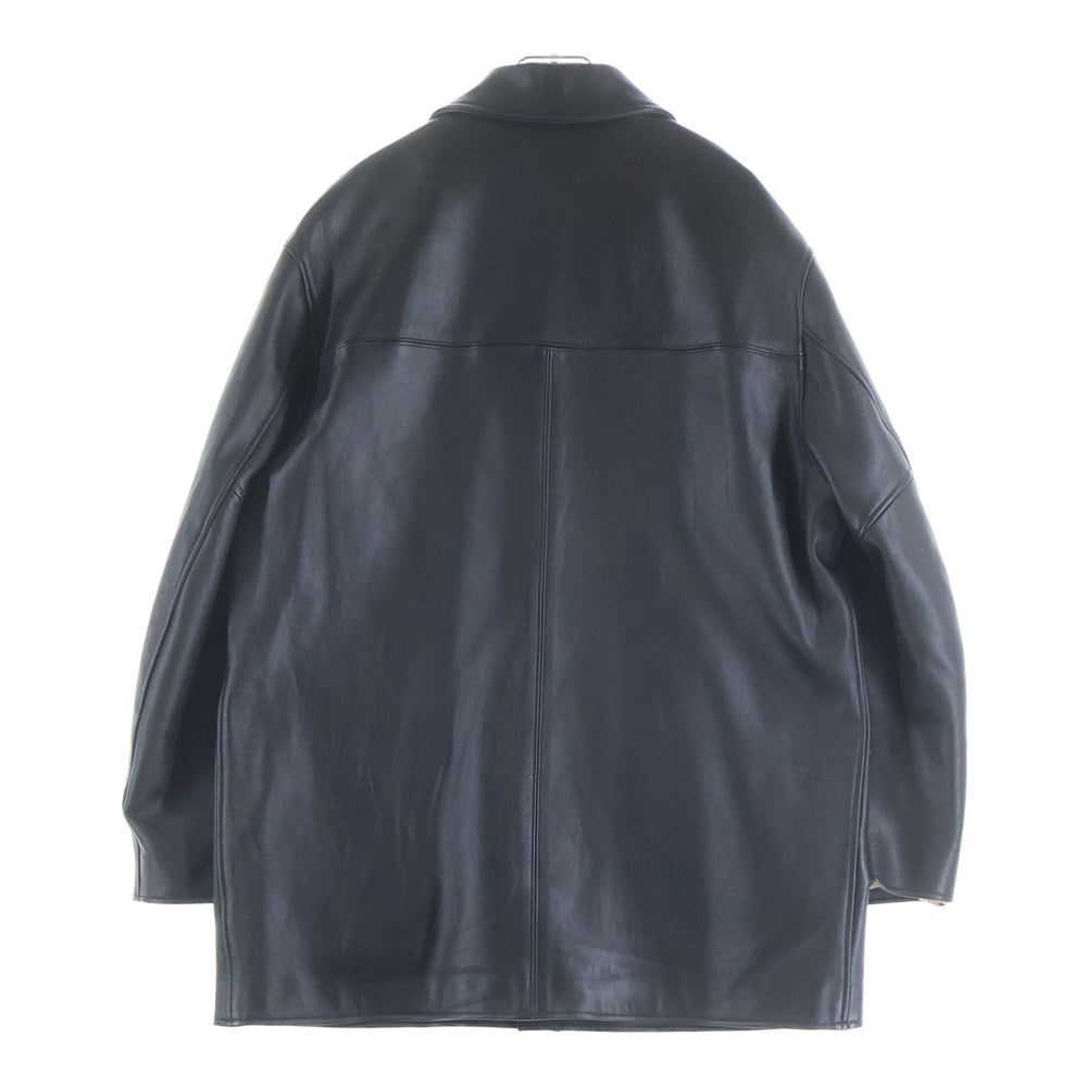 WACKO MARIA(ワコマリア) Leather Car Coat Type-2 レザーカーコート タイプ2 ブラック