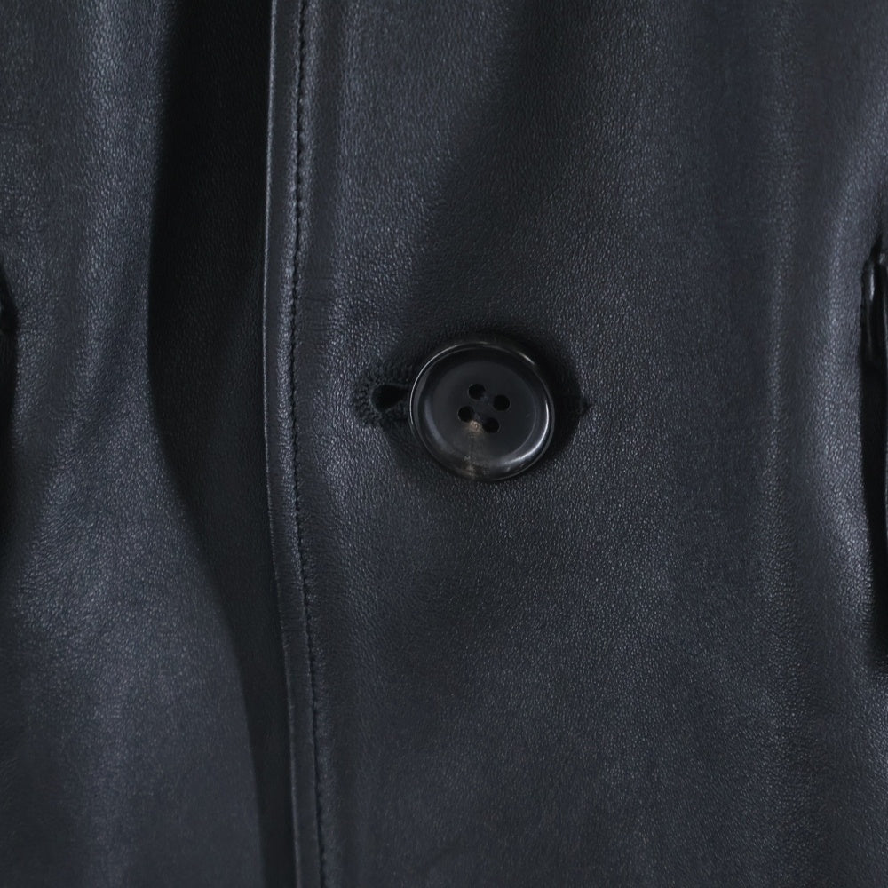 WACKO MARIA(ワコマリア) Leather Car Coat Type-2 レザーカーコート タイプ2 ブラック