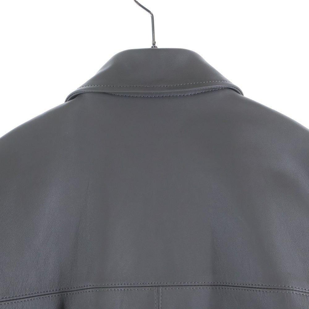 WACKO MARIA(ワコマリア) Leather Car Coat Type-2 レザーカーコート タイプ2 グレー