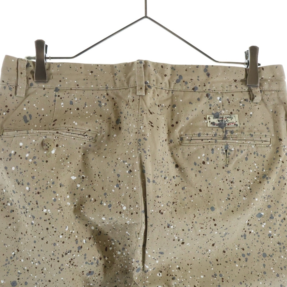 POLO RALPH LAUREN(ポロラルフローレン) 90S COTTON WIDE PANTS PAINTED TROUSERS コットン ワイド パンツ ベージュ
