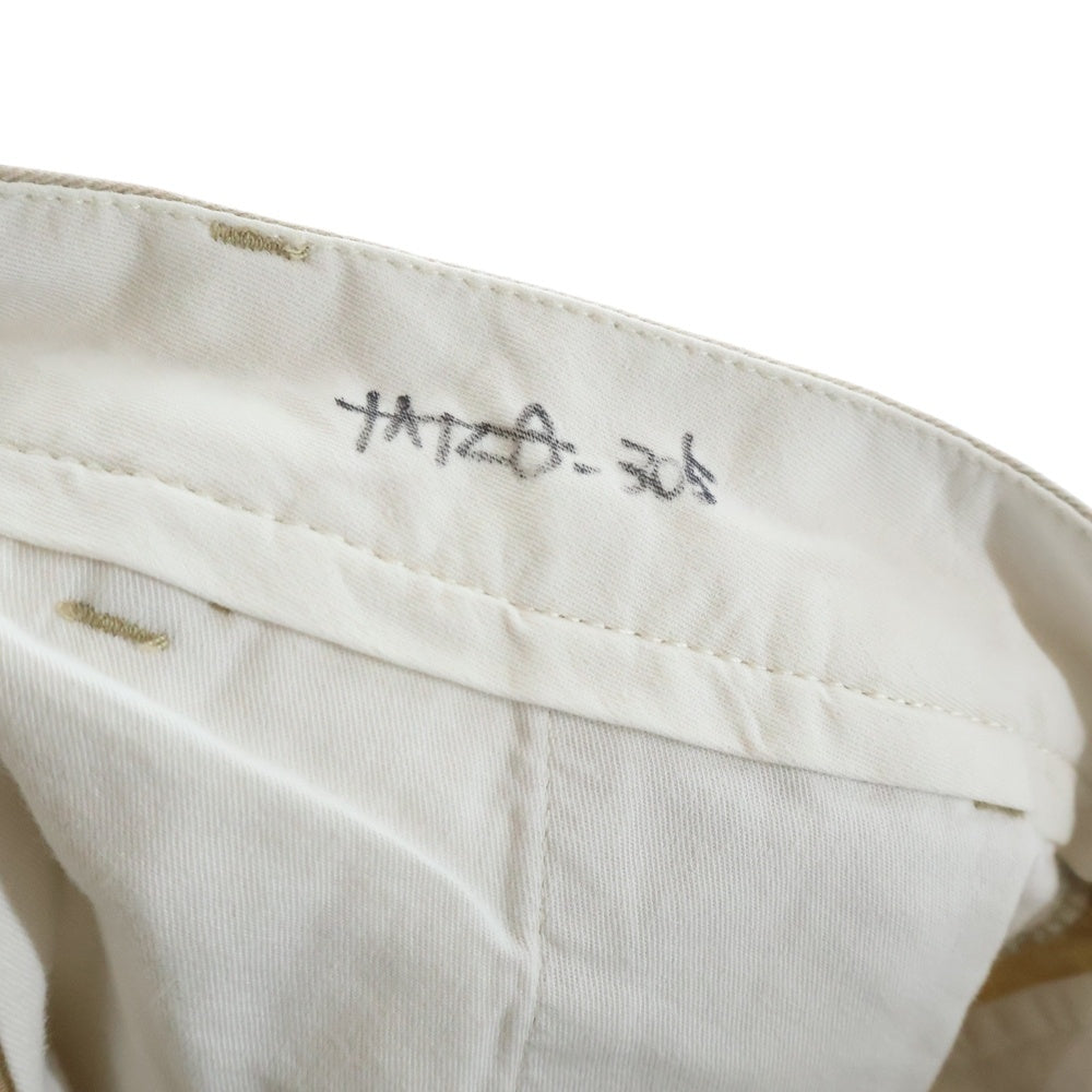 POLO RALPH LAUREN(ポロラルフローレン) 90S COTTON WIDE PANTS PAINTED TROUSERS コットン ワイド パンツ ベージュ