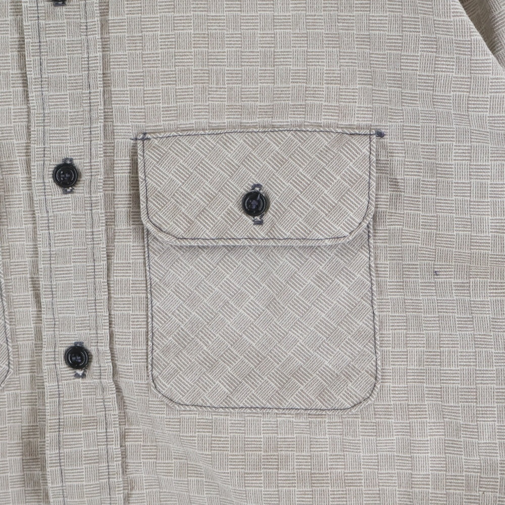 FIVE BROTHERS(ファイブブラザー) 80s Herringbone twill shirt ヘリンボーン ツイル フランネルシャツ ベージュ