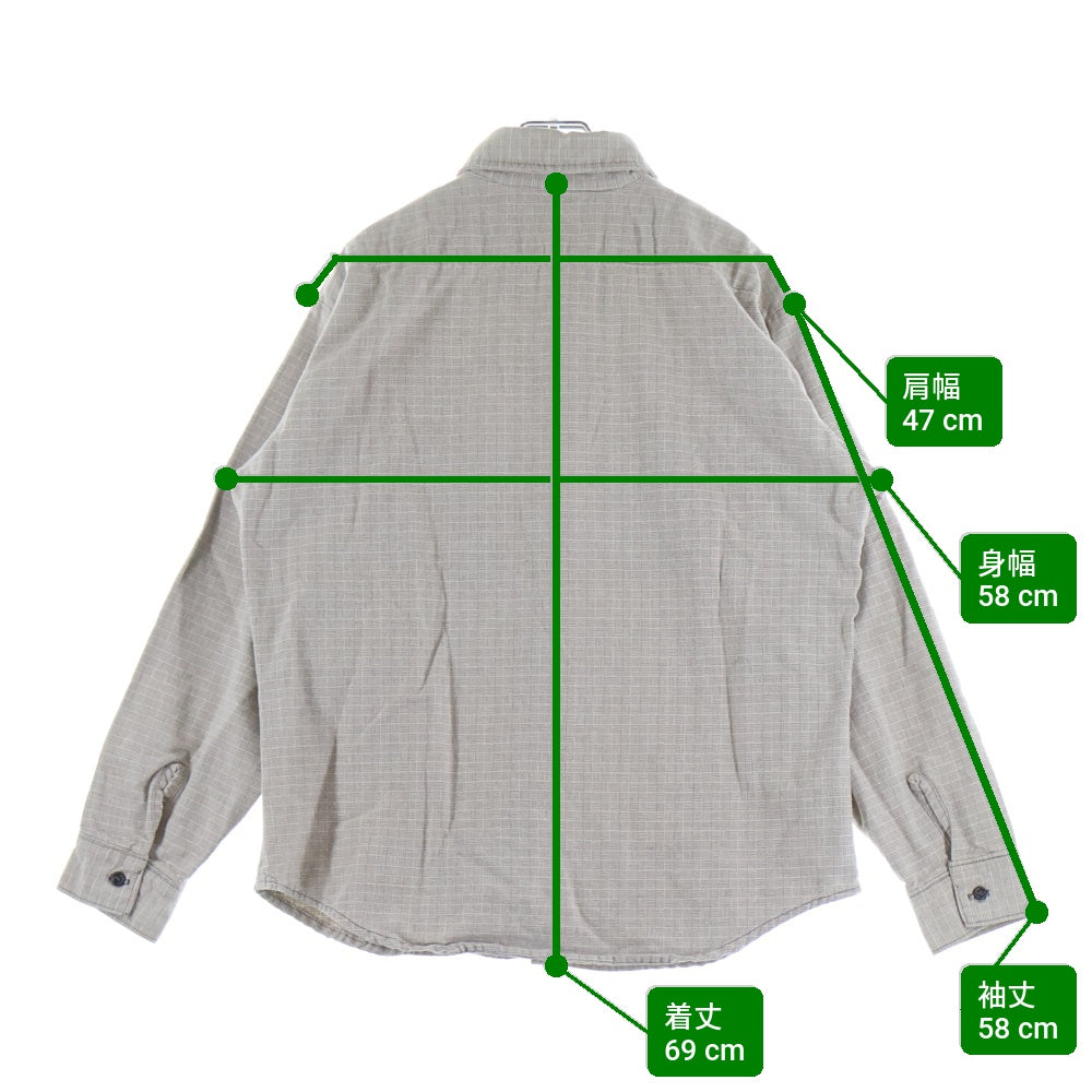 FIVE BROTHERS(ファイブブラザー) 80s Herringbone twill shirt ヘリンボーン ツイル フランネルシャツ ベージュ