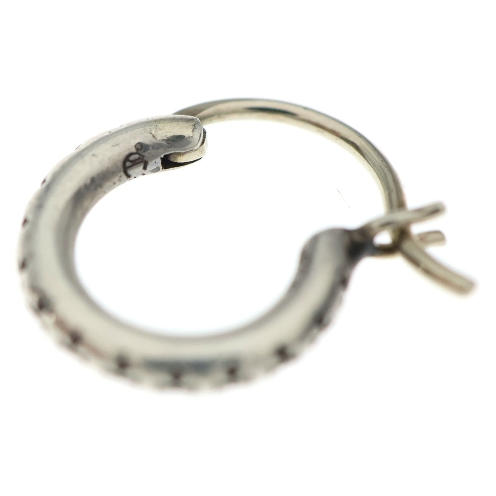 CHROME HEARTS(クロムハーツ) TINY TFL HOOP タイニートゥルーファッキングラブフープピアス シルバー