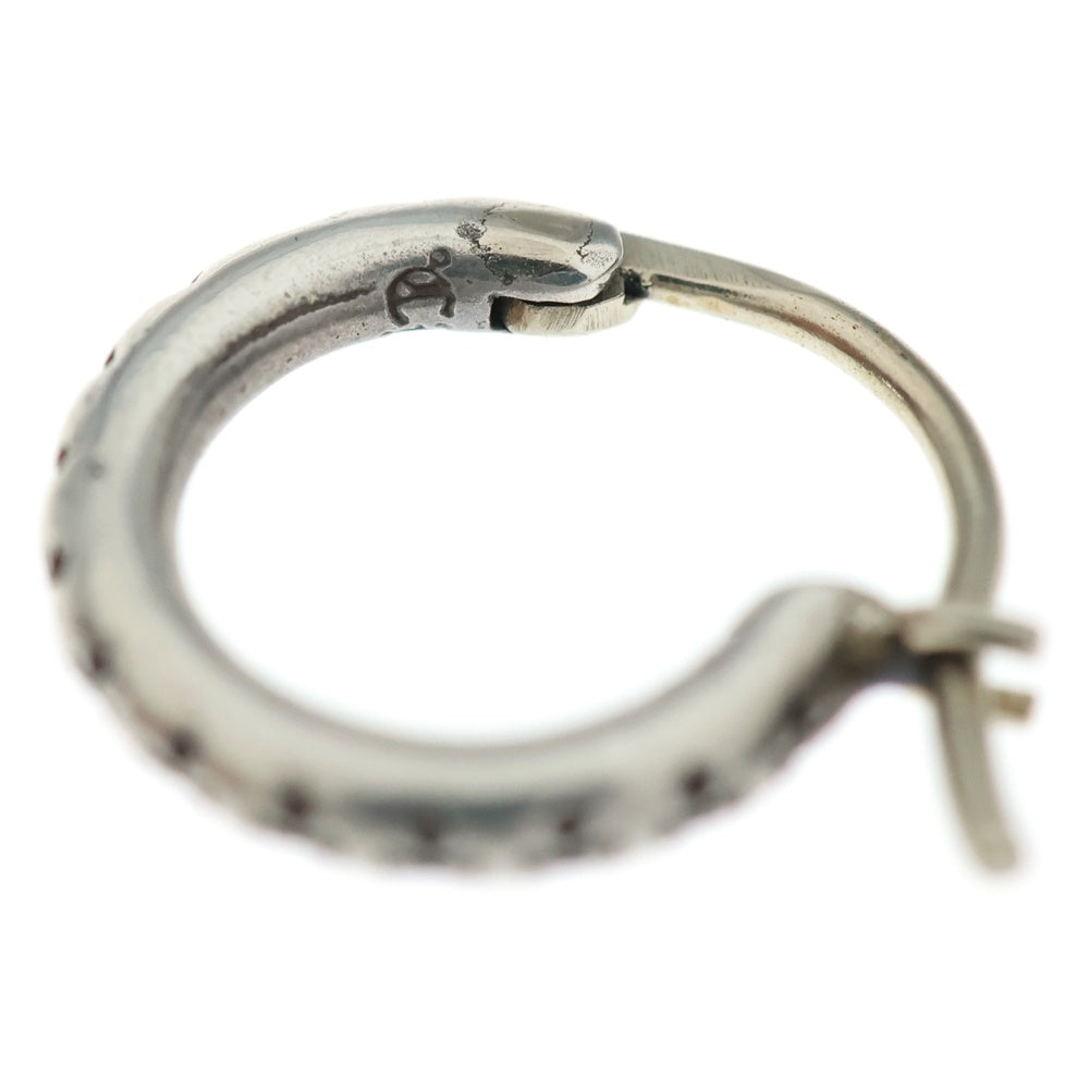 CHROME HEARTS(クロムハーツ) TINY TFL HOOP タイニートゥルーファッキングラブフープピアス シルバー