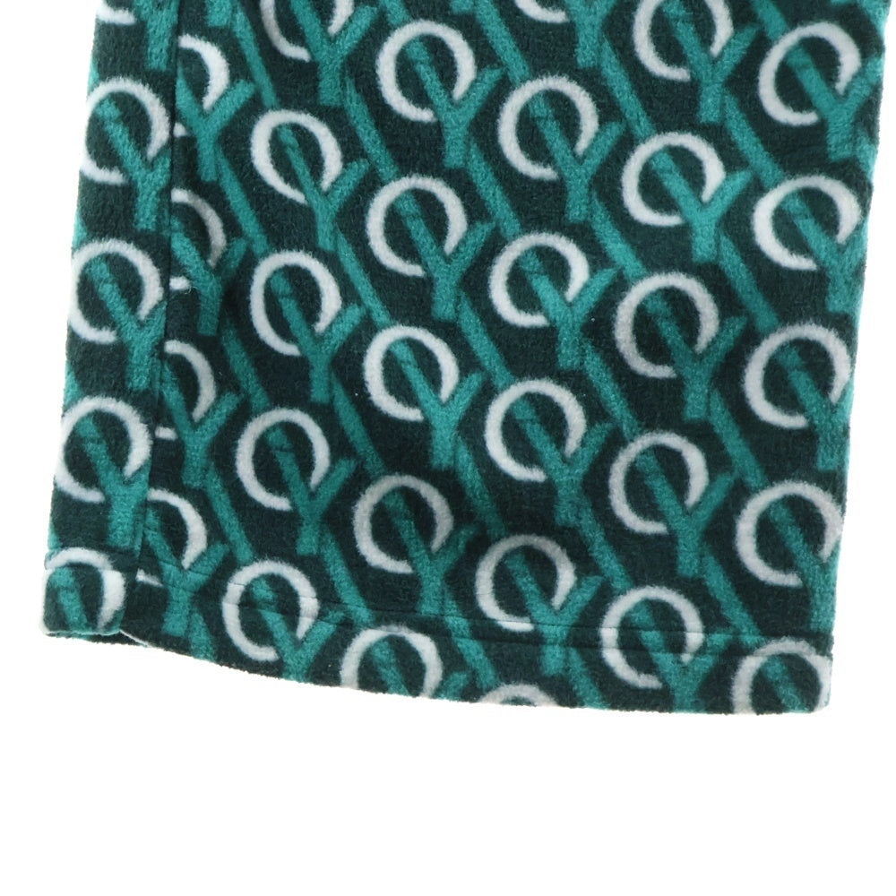 OY(オーワイ) MONOGRAM FLEECE モノグラム フリースパンツ グリーン
