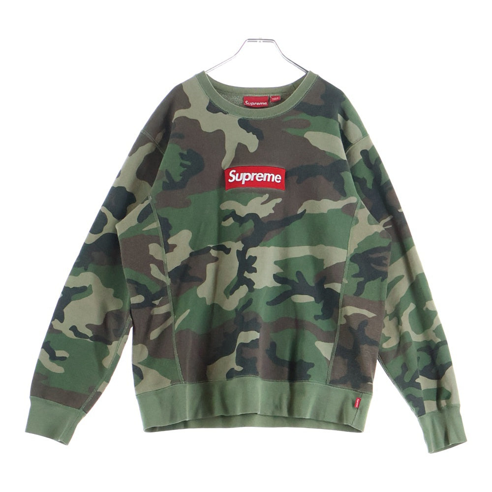 SUPREME(シュプリーム) 15AW Box Logo Crewneck ボックスロゴ カモ総柄
