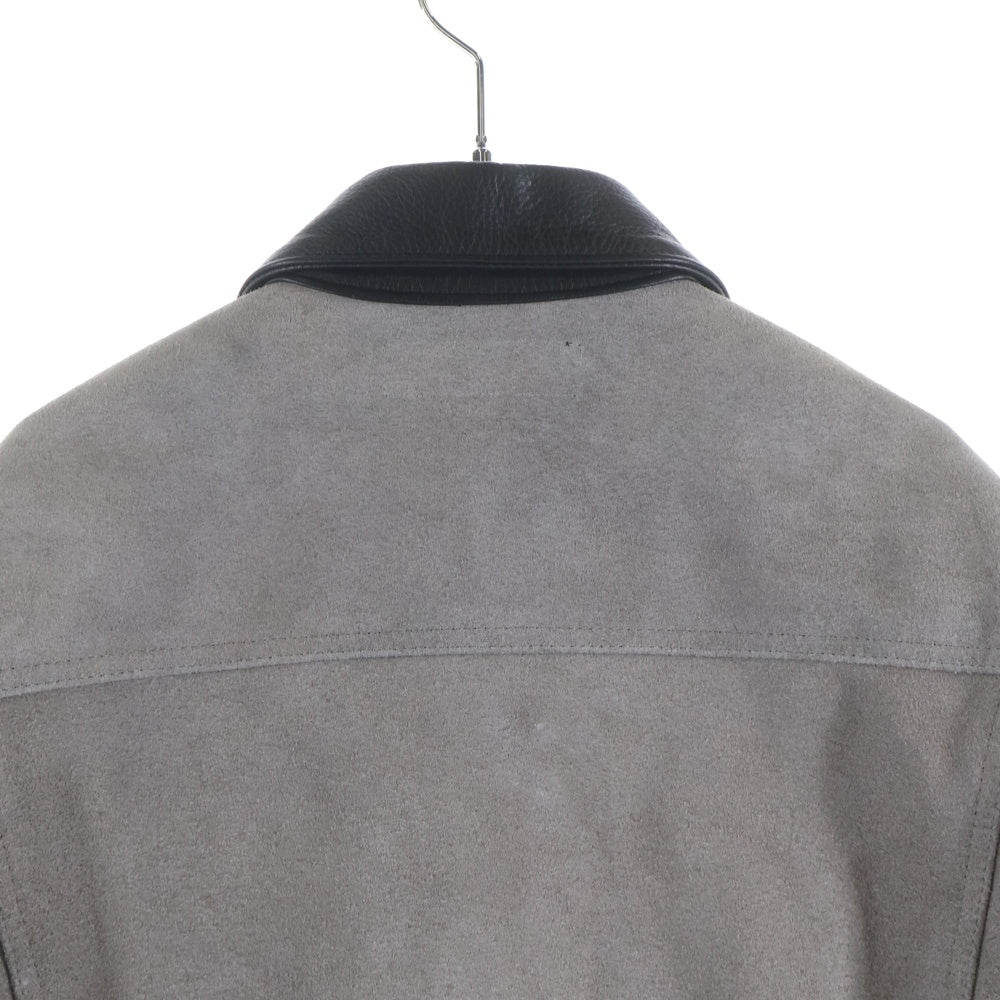 WACKO MARIA(ワコマリア) SUEDE LETHER TRUCKER JACKET スエード レザー トラッカー ジャケット グレー