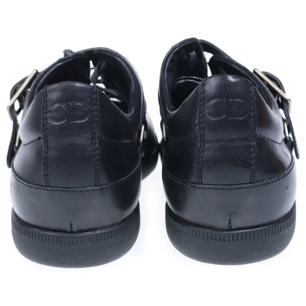 Dior HOMME(ディオールオム) Leather Low Trainers レザー ローカットスニーカー ブラック
