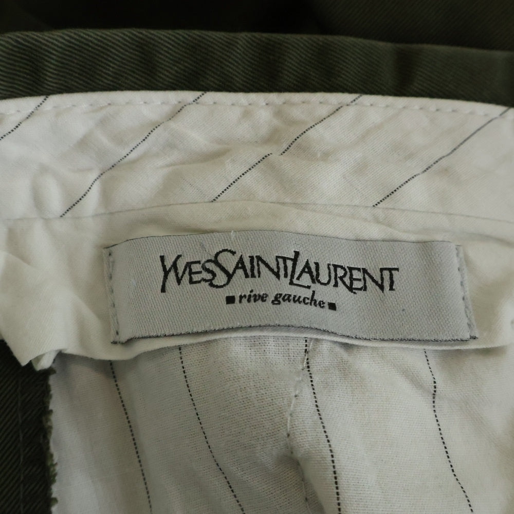 Yves Saint Laurent rive gauche(イヴサンローランリヴゴーシュ) Pants スラックスパンツ カーキ 972Y08