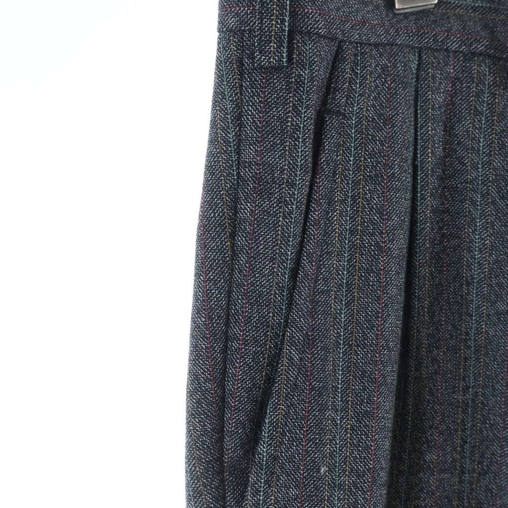 COMME des GARCONS HOMME DEUX(コムデギャルソン オムドゥ) ストライプ ウールスラックスパンツ グレー DP-P024