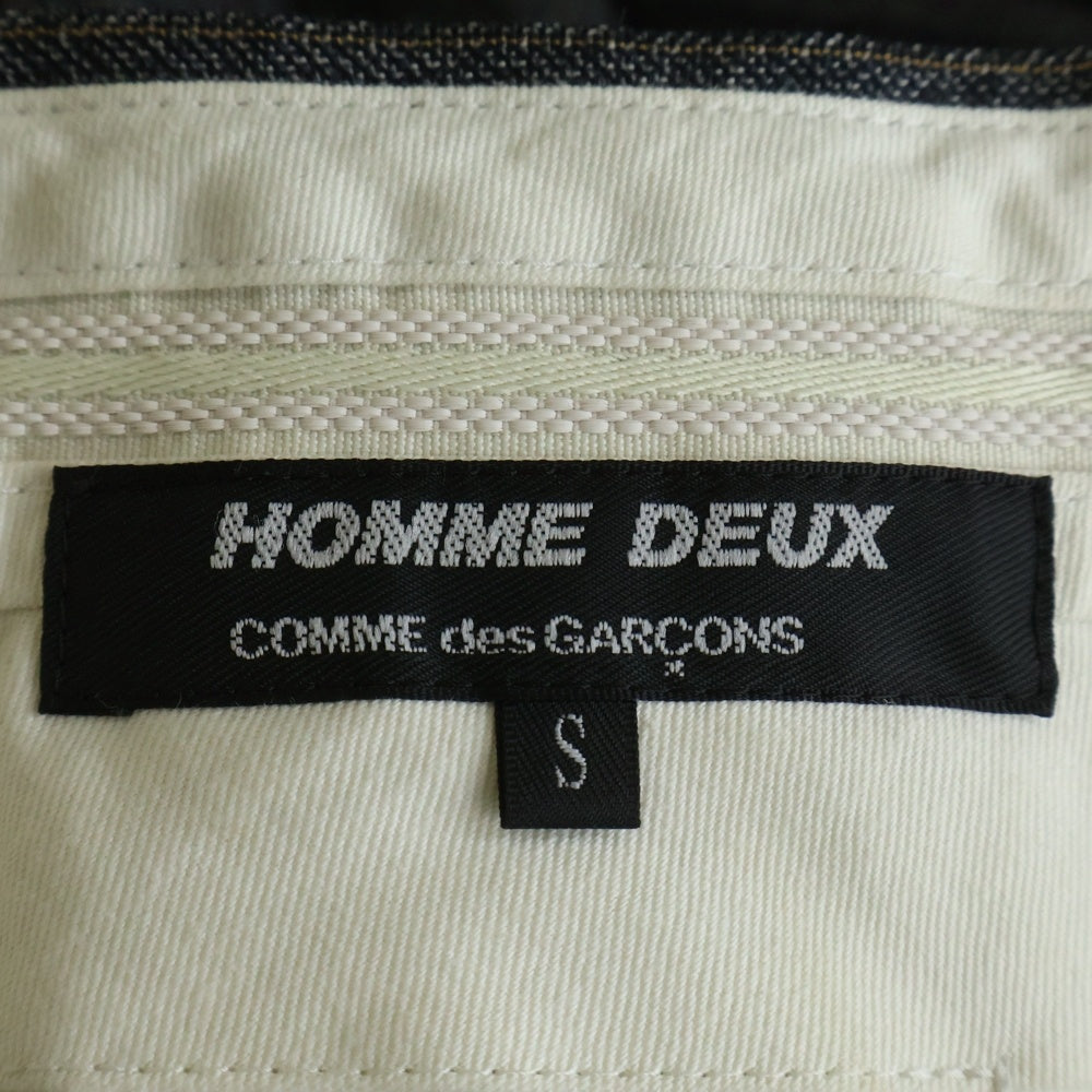 COMME des GARCONS HOMME DEUX(コムデギャルソン オムドゥ) ストライプ ウールスラックスパンツ グレー DP-P024