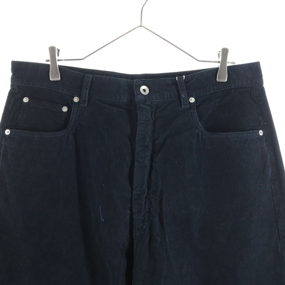 DRKSHDW(ダークシャドウ) GETH JEANS ゲスジーンズ コーデュロイワイドパンツ ブラック DU02C5356-MC