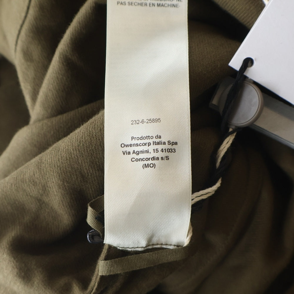 Rick Owens(リックオウエンス) CROPPED OUTERSHIRT クロップド アウターシャツ 長袖シャツジャケット ブラウン RP02D3245-FL