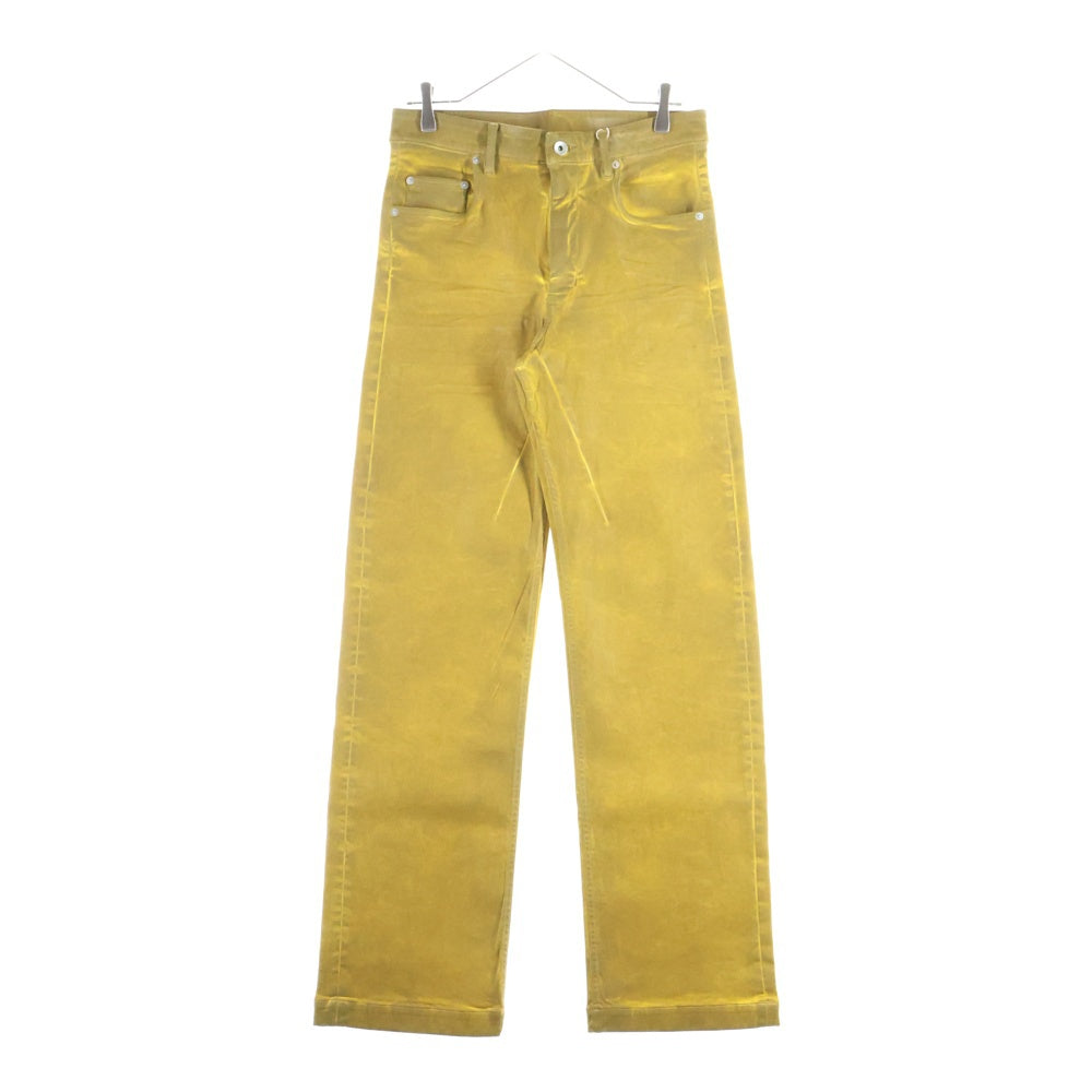 DRKSHDW(ダークシャドウ) GETH JEANS ゲスジーンズ コーティング加工 デニムパンツ イエロー DS02S2305-HSCF