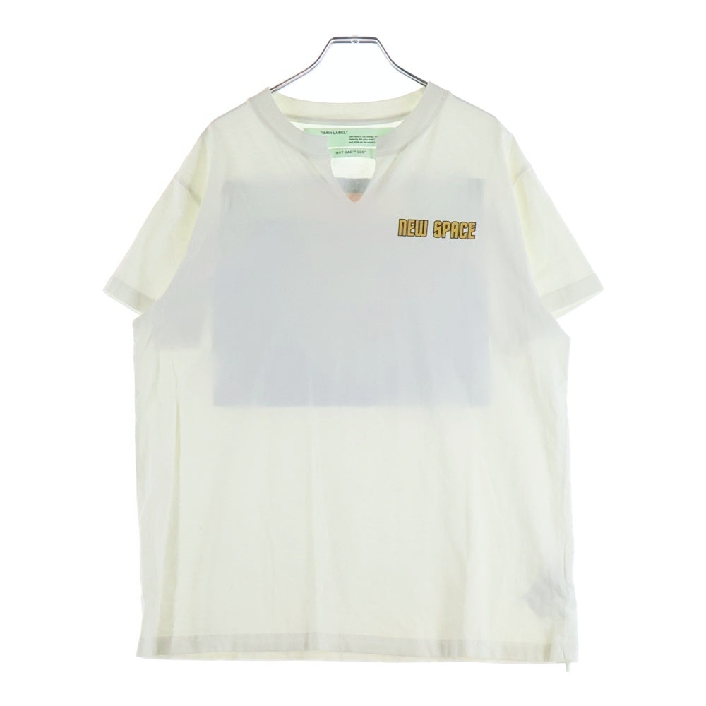 OFF-WHITE(オフホワイト) 18SS Artdad Space T-Shirt 半袖Tシャツ ホワイト OMAA015S18185138