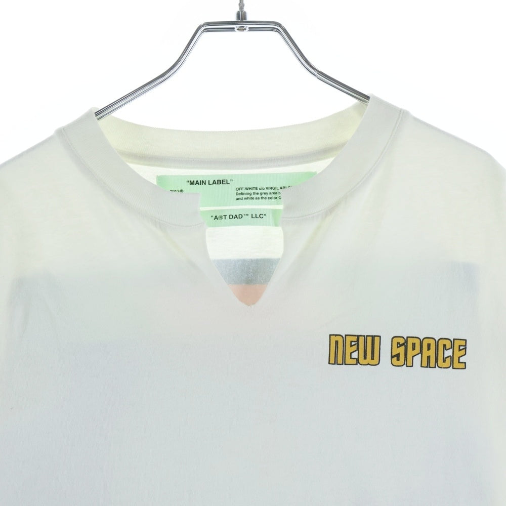 OFF-WHITE(オフホワイト) 18SS Artdad Space T-Shirt 半袖Tシャツ ホワイト OMAA015S18185138
