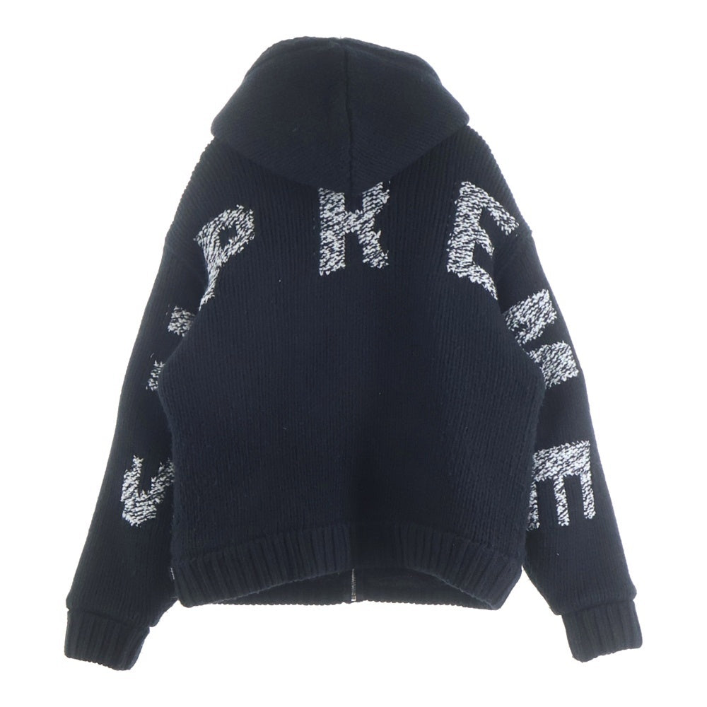 SUPREME(シュプリーム) 23AW Faux Shearling Lined Zip Up Hooded Sweater フォウシェアリング ラインジップアップ フーデッドセーター ジップアップパーカー ブラック