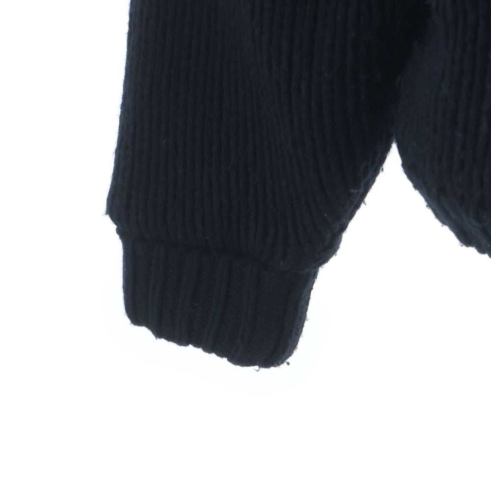 SUPREME(シュプリーム) 23AW Faux Shearling Lined Zip Up Hooded Sweater フォウシェアリング ラインジップアップ フーデッドセーター ジップアップパーカー ブラック