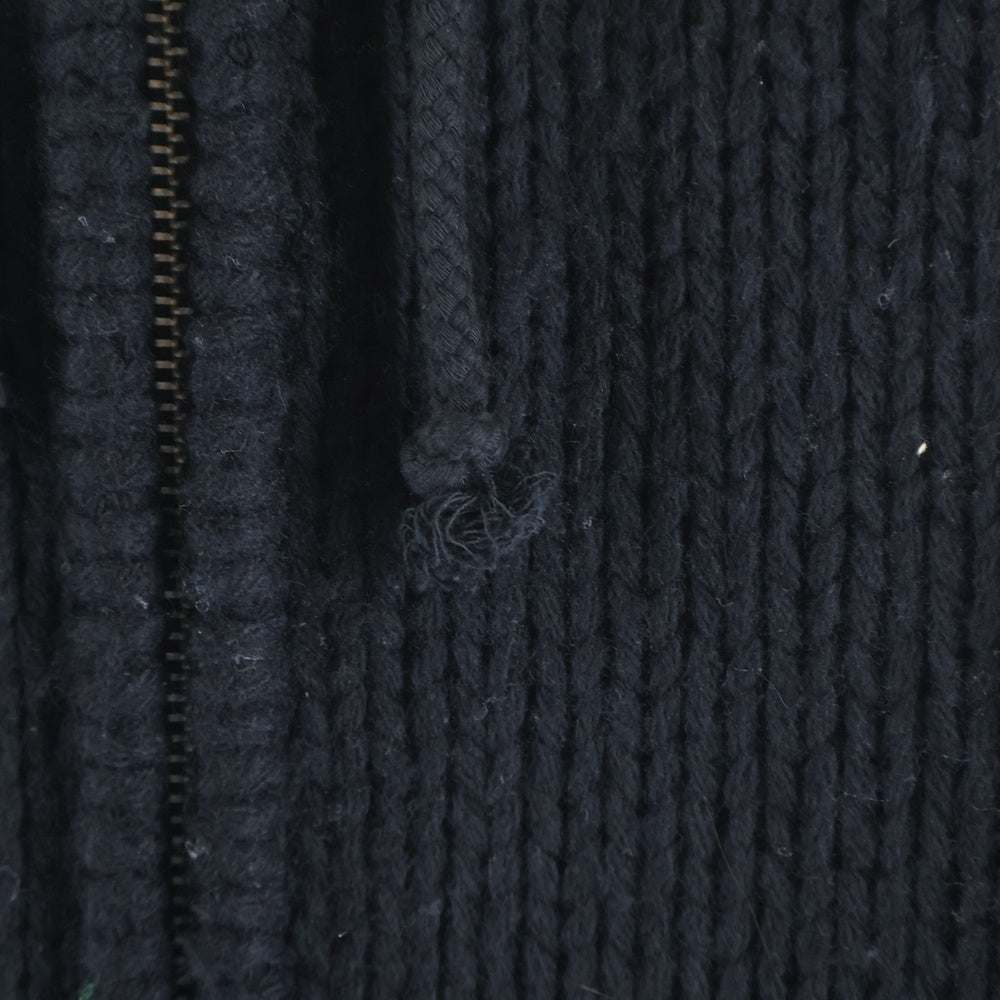 SUPREME(シュプリーム) 23AW Faux Shearling Lined Zip Up Hooded Sweater フォウシェアリング ラインジップアップ フーデッドセーター ジップアップパーカー ブラック