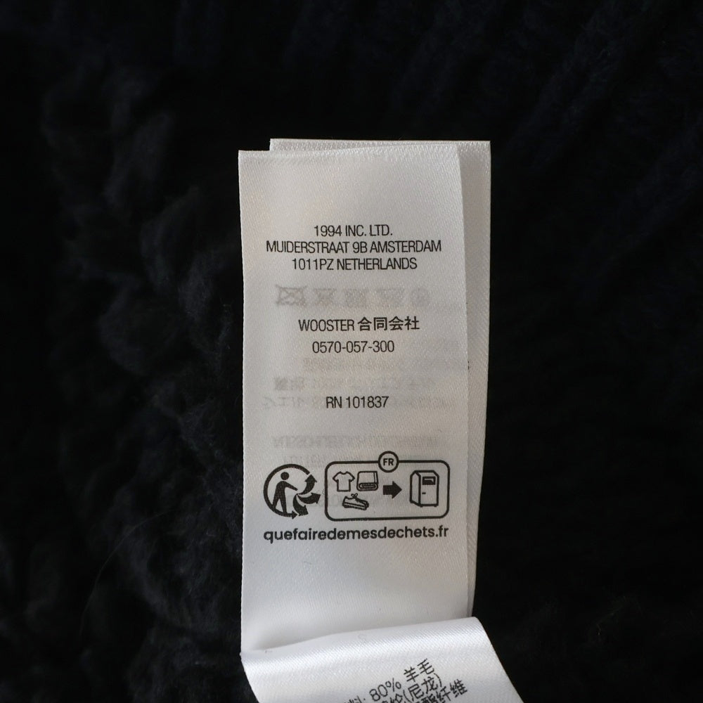 SUPREME(シュプリーム) 23AW Faux Shearling Lined Zip Up Hooded Sweater フォウシェアリング ラインジップアップ フーデッドセーター ジップアップパーカー ブラック