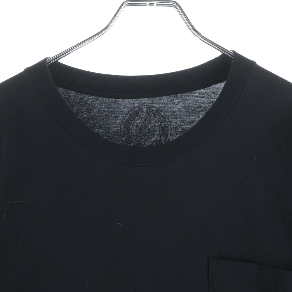 CHROME HEARTS(クロムハーツ) CH L/S T-SHIRT LTD MALIBU マリブ限定 アームフローラル バックホースシュープリント 長袖Tシャツ ロンT ブラック