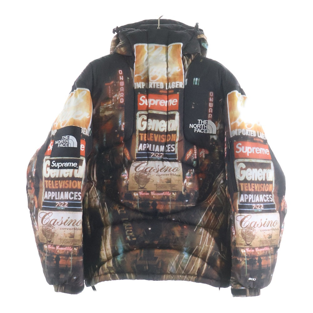 SUPREME(シュプリーム) 22AW×THE NORTH FACE 800-Fill Half Zip Hooded Pullover ×ザノースフェイス 800フィル ハーフジップフードプルオーバーダウン マルチ ND52205I