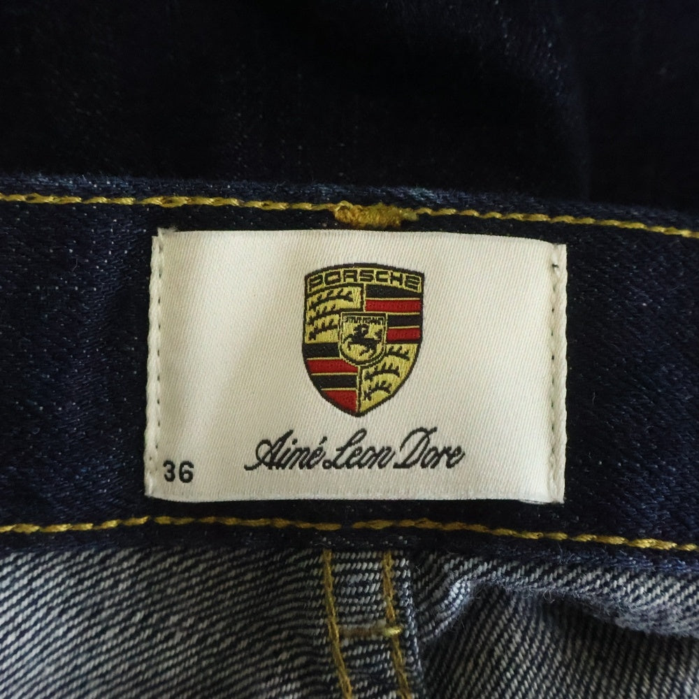 NO BRAND(ノーブランド) 24AW Porsche 993 Turbo Selvedge 5-Pocket Denim ポルシェ 5ポケット セルビッジデニムパンツ インディゴ FW24WP028