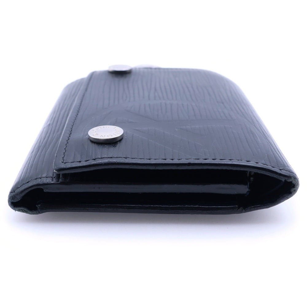 LOUIS VUITTON(ルイヴィトン) エピ チェーン コンパクト ウォレット 三つ折り財布 ブラック M63518