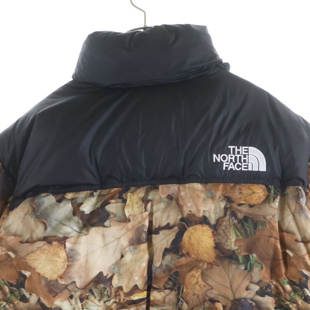 SUPREME(シュプリーム) 13AW ×THE NORTH FACE Leaves Nuptse Jacket ノースフェイス 枯葉 ヌプシ ダウンジャケット ベージュ NF0A2SZ4