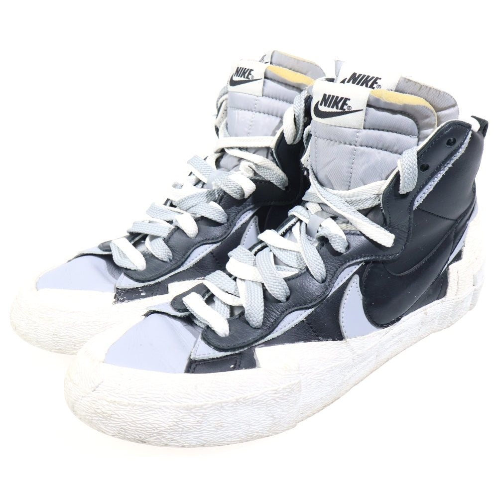 NIKE(ナイキ) ×sacai BLAZER MID サカイ ブレザー ハイカットスニーカー ブラック US10/28cm BV0072-002