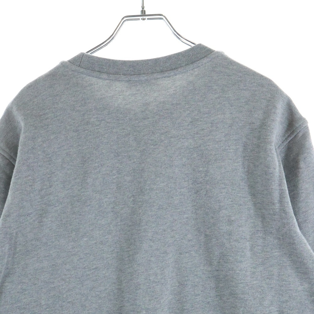 MONCLER(モンクレール) 22SS スタッズロゴ プリント クルーネック プルオーバースウェット トレーナー ブラック H10918G00013 809KR