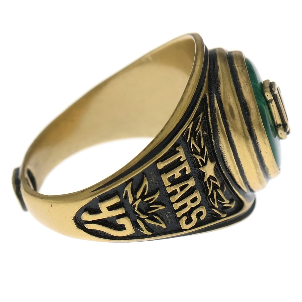 DIOR(ディオール) マラカイトリング 指輪 ゴールド/グリーン レディース