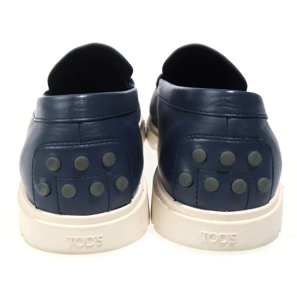 TOD'S(トッズ) LETHER LOAFER レザー ローファー ホワイト/ネイビー