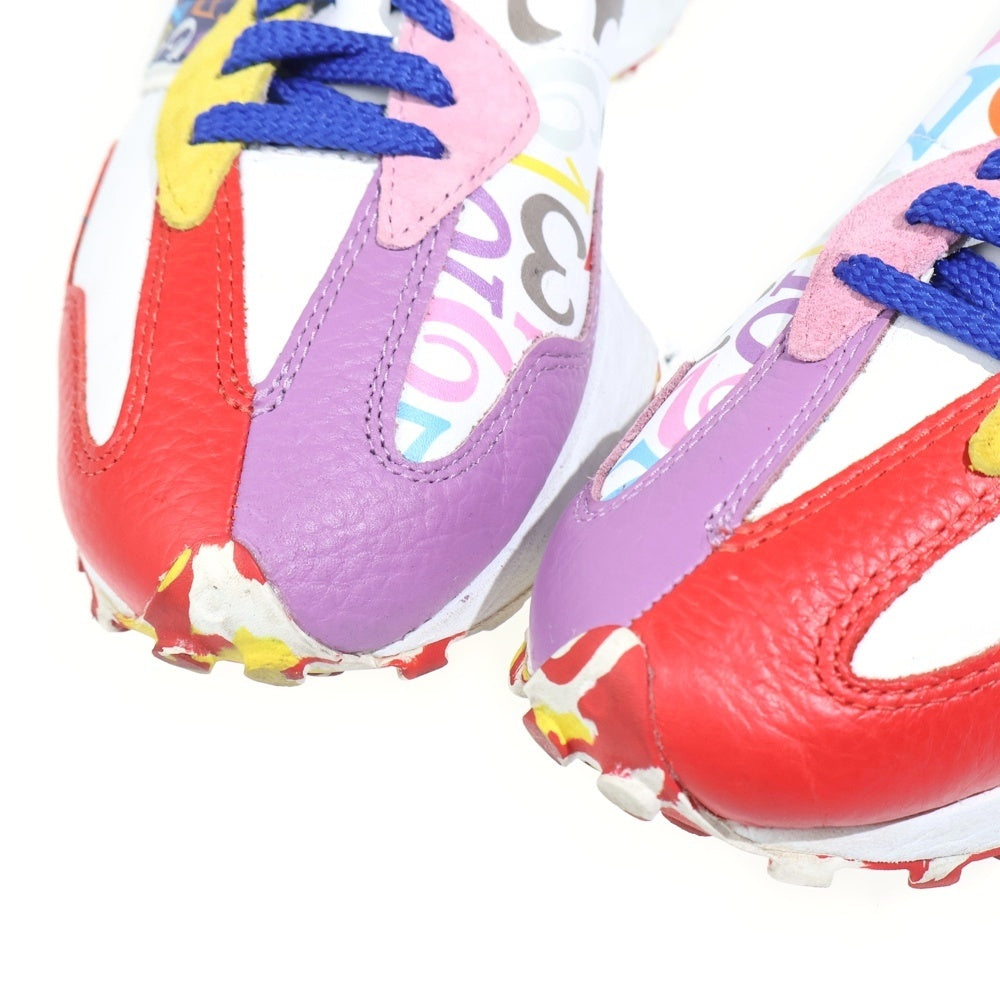 New Balance(ニューバランス) ×Frank Muller フランクミュラー レザー レースアップ ローカットスニーカー マルチカラー MS327FMB