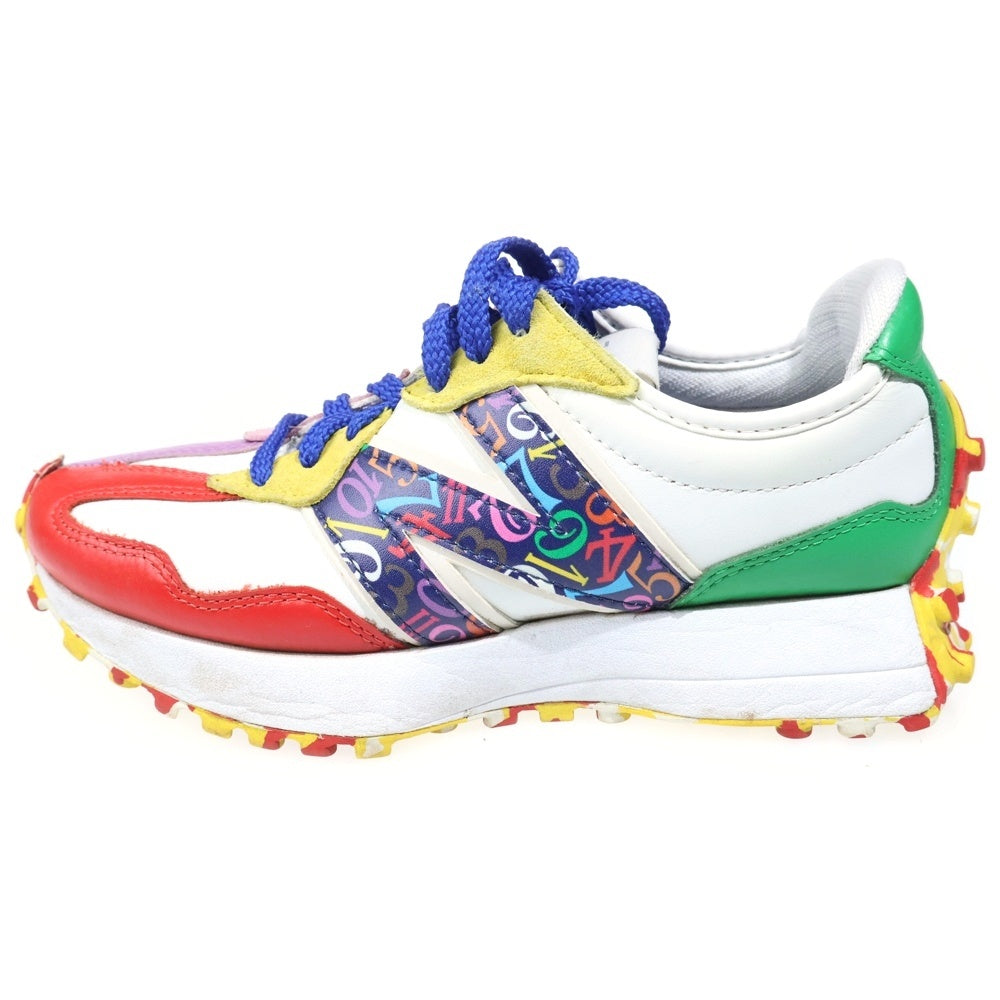 New Balance(ニューバランス) ×Frank Muller フランクミュラー レザー レースアップ ローカットスニーカー マルチカラー MS327FMB