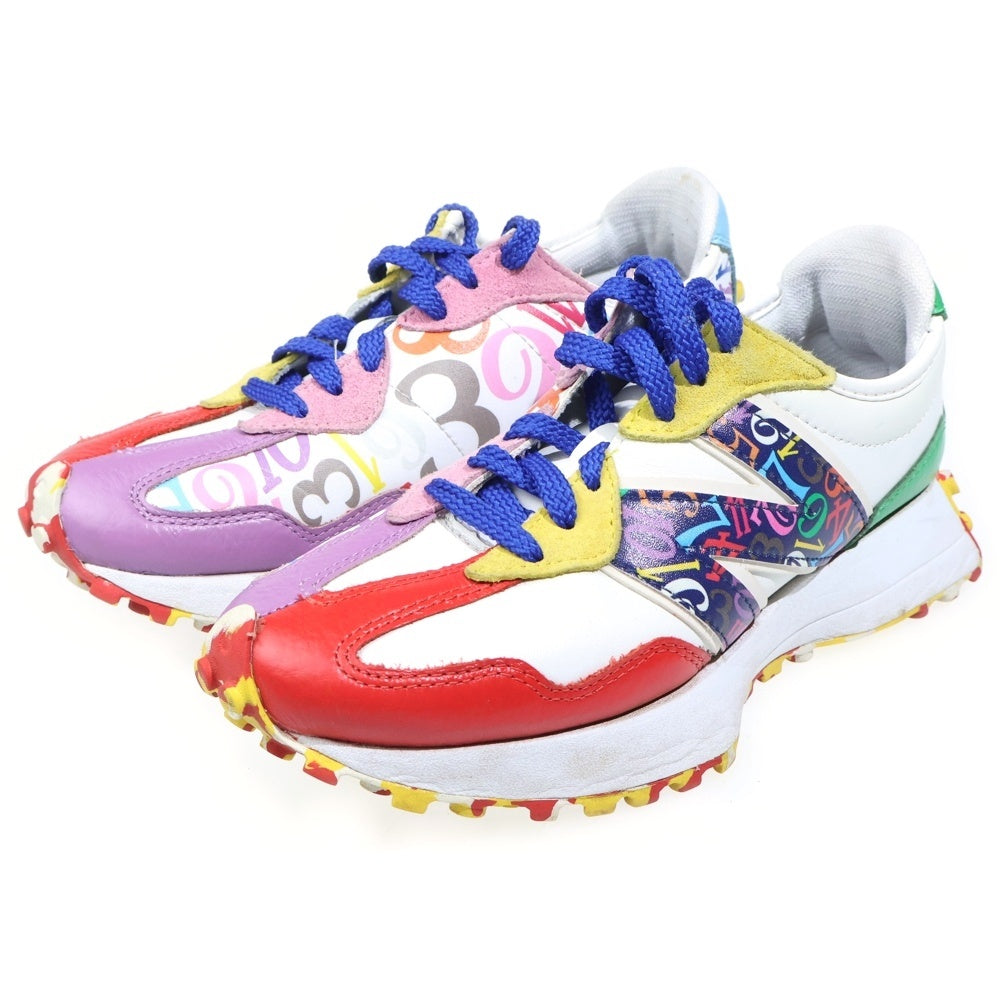 New Balance(ニューバランス) ×Frank Muller フランクミュラー レザー レースアップ ローカットスニーカー マルチカラー MS327FMB