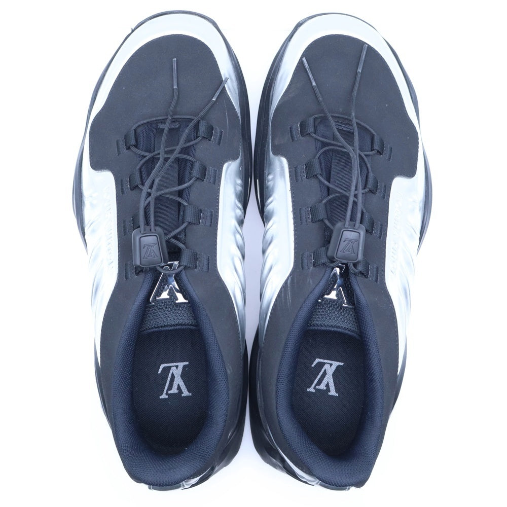 LOUIS VUITTON(ルイヴィトン) Millennium Line sneakers ミレニアムライン ローカットスニーカー ブラック/シルバー FD0261