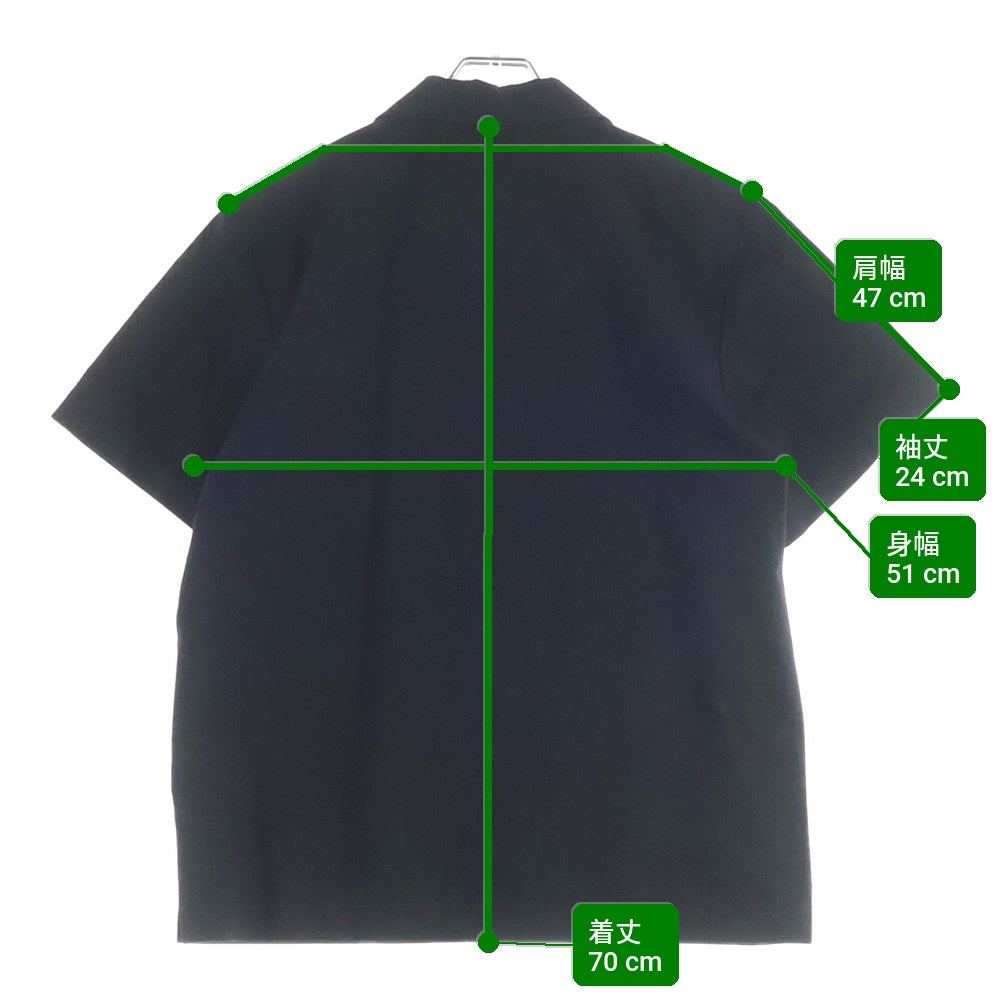 A.P.C(アーペーセー) Ron Harman別注 David Shirt デイビッド 半袖シャツ ブラック 24223-1-76961