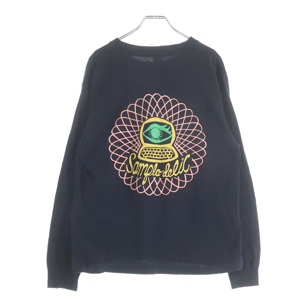 VINTAGE(ヴィンテージ) 90s USA製 World Clique Tour ワールドクリークツアー 長袖Tシャツ ブラック/グリーン
