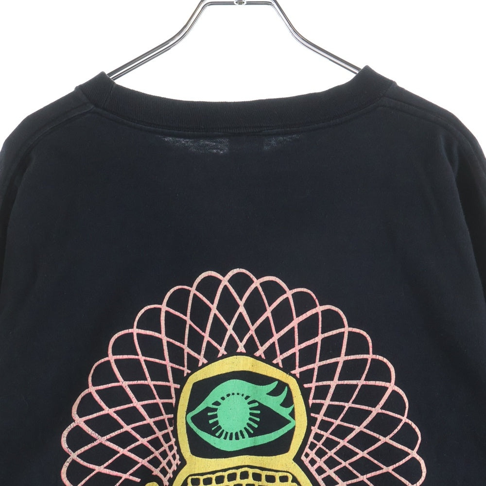 VINTAGE(ヴィンテージ) 90s USA製 World Clique Tour ワールドクリークツアー 長袖Tシャツ ブラック/グリーン