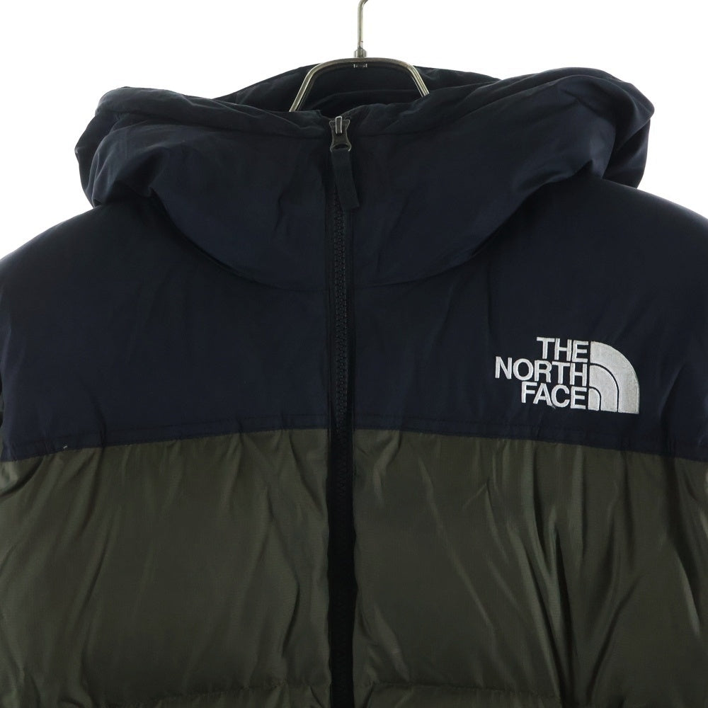 THE NORTH FACE(ザノースフェイス) Nuptse Hoodie ヌプシ フーディ ダウンジャケット カーキ/ブラック ND92041R