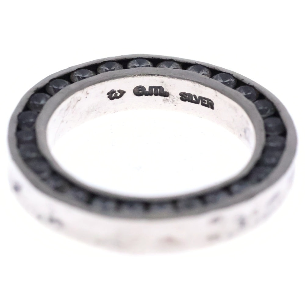 e.m.(イーエム) Zirconia Ring ジルコニアリング シルバー