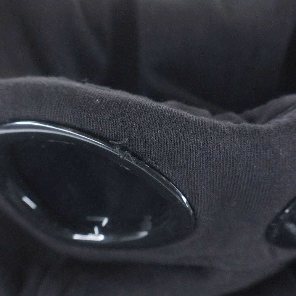 C.P. Company(シーピーカンパニー) DIAGONAL RAISED FLEECE GOGGLE SWEATSHIRT ダイアゴナル レイズド フリース ゴーグル ジップアップ スウェットパーカー フーディー ブラック RCCMSS715A