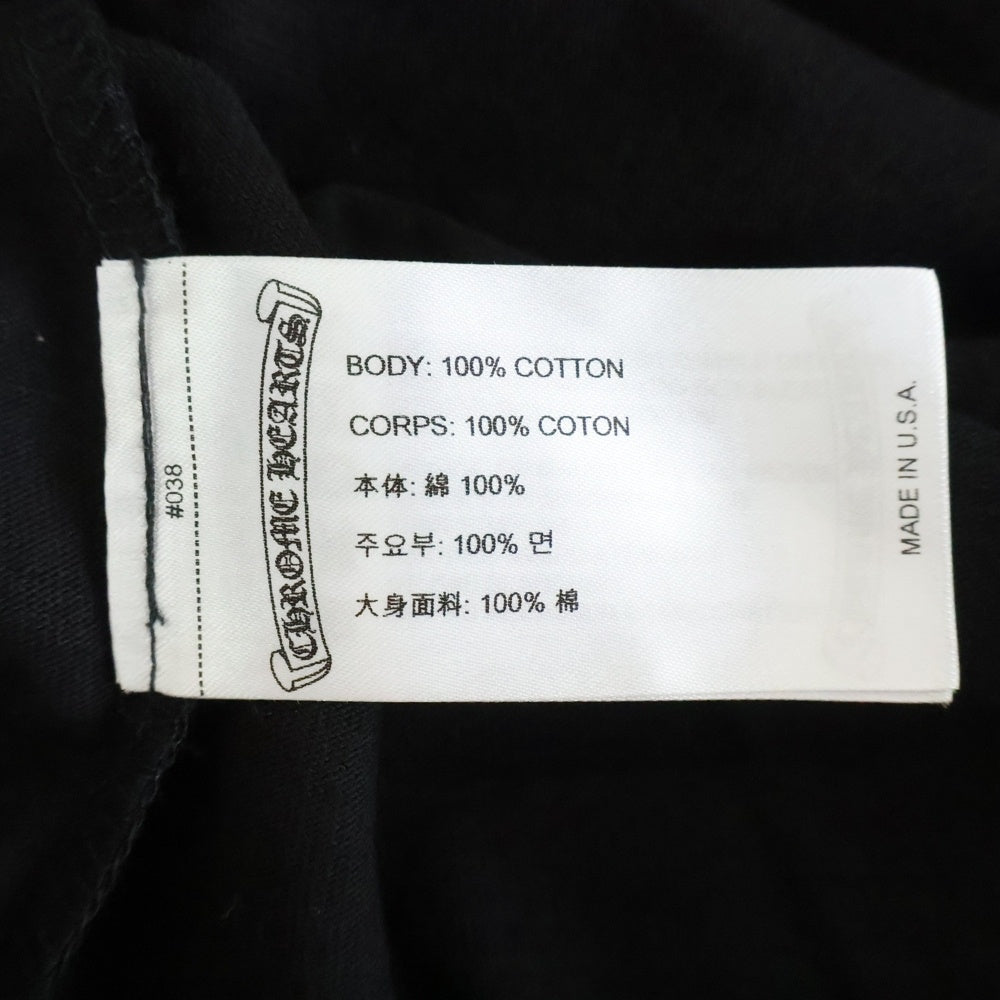 CHROME HEARTS(クロムハーツ) MATTY BOY PPO STAY FAST RACE TEAM L/S T-SHIRT マッティボーイ 長袖Tシャツ ロンT ブラック