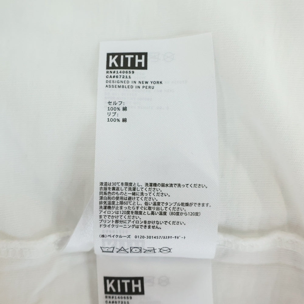 KITH(キス) 23SS NY To The World Vintage Tee 半袖Tシャツ ホワイト